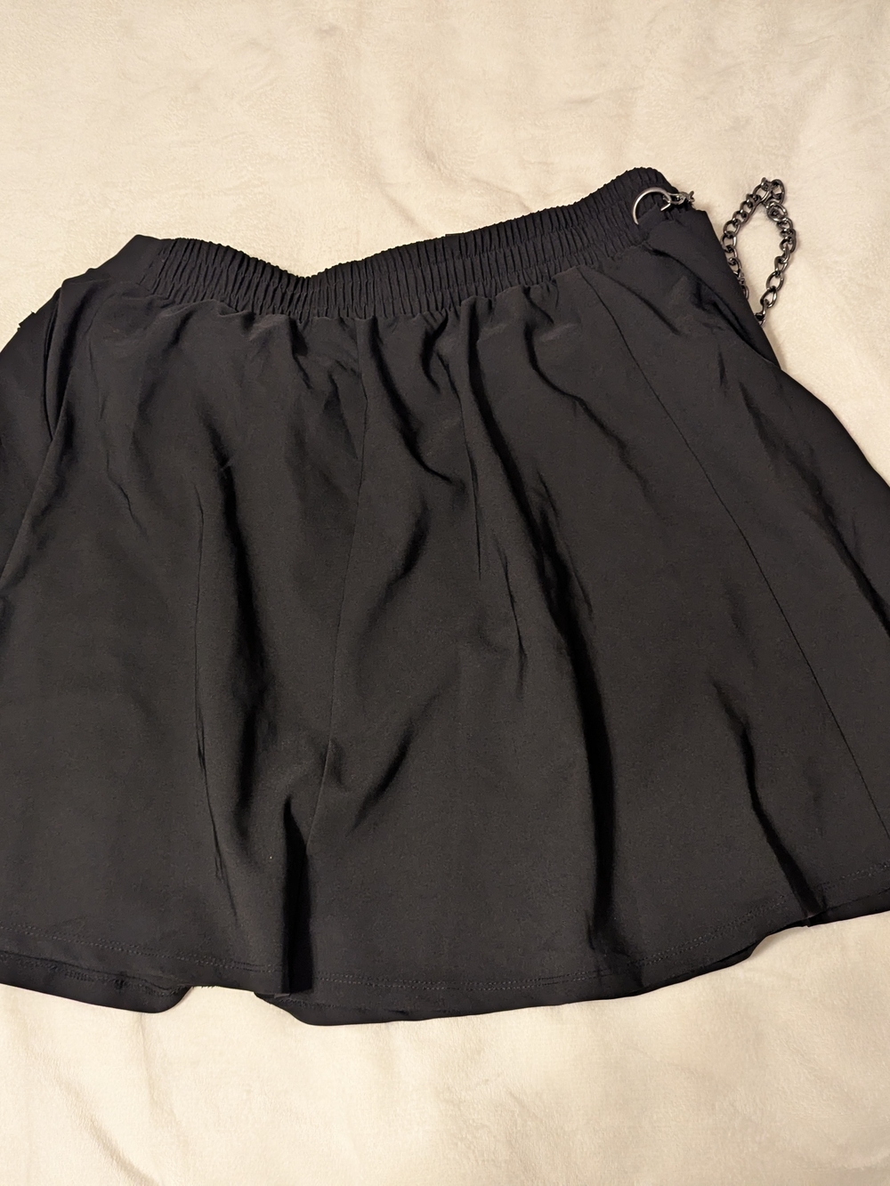 Torrid Nightfall Black Mini Skirt with Elastic Ruched Waistband - Picture 5 of 6